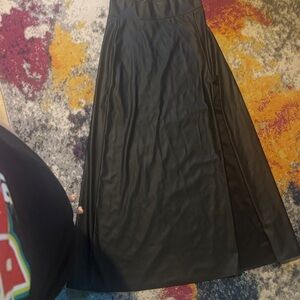 SHEIN Black A-Line Skirt